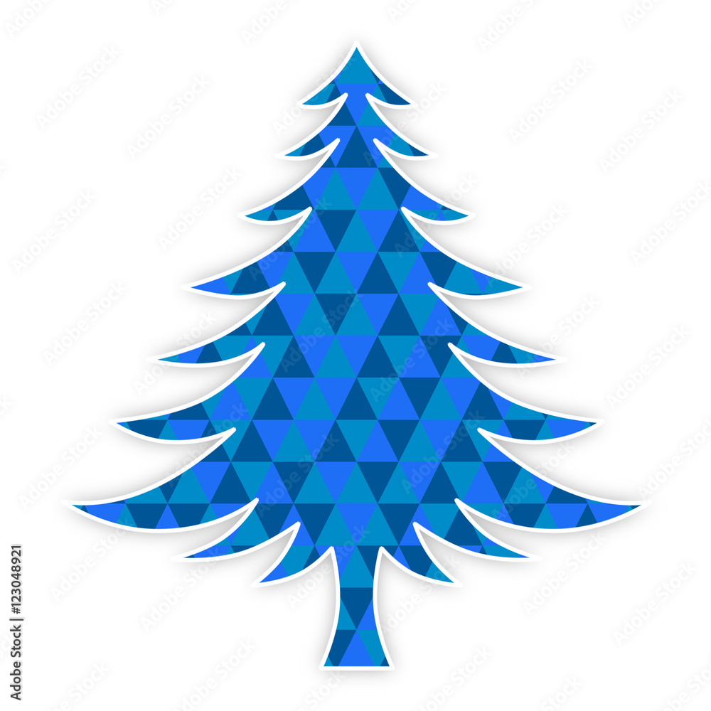 Sapin de Noël Abstrait Sapin de Noël Abstrait