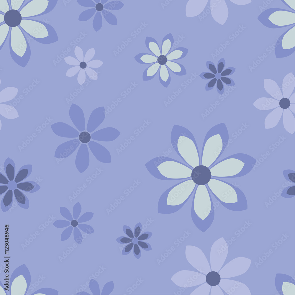 Flowers Seamless Pattern Flowers Seamless Pattern
