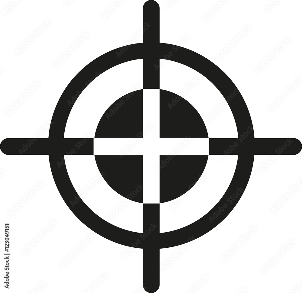 Crosshair target Crosshair target