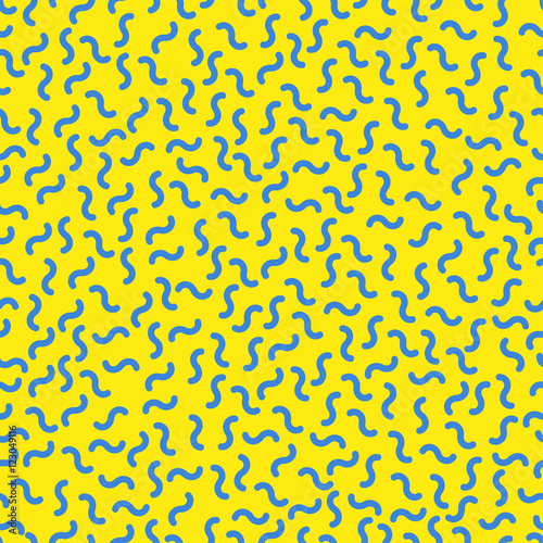 Geometric seamless pattern for fashion and wallpaper. Hipster fashion Memphis style..
