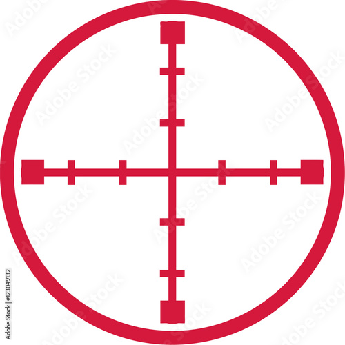 Sniper target crosshair