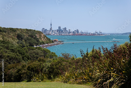 View to Auckland New Zealand, Auckland Bay