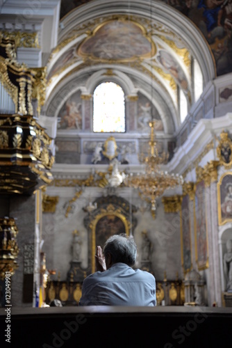 Catedral de San Nicolás, Liubliana, Eslovenia. photo