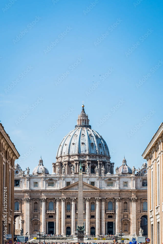 Le dôme de la Basilique Saint-Pierre du Vatican