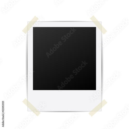 Abstract vector creative photo frame. For web and mobile applications, illustration template design, business infographic, brochure, banner, presentation, art poster, cover, booklet, print, document.