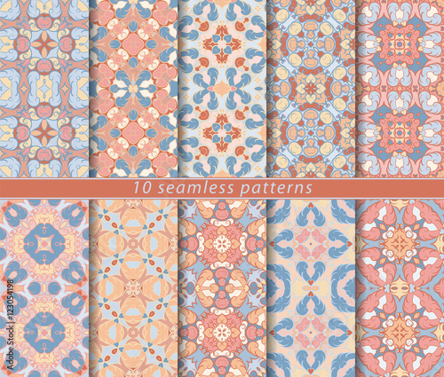 Set of seamless pattern
