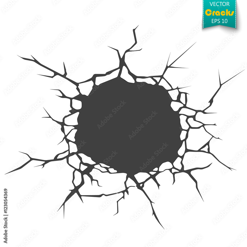Vector damage ground abstract background. Earth cracks Vector damage ground abstract background. Earth cracks