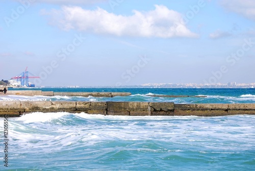 The Black Sea coast, Odessa city, Ukraine photo