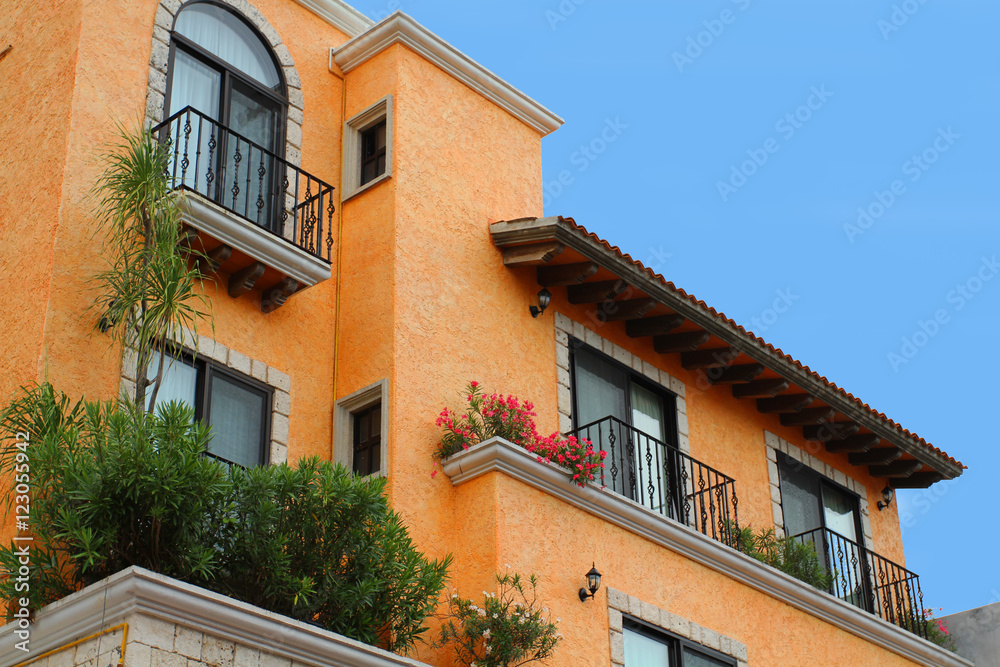 Naklejka premium habitation mexicaine 08102016