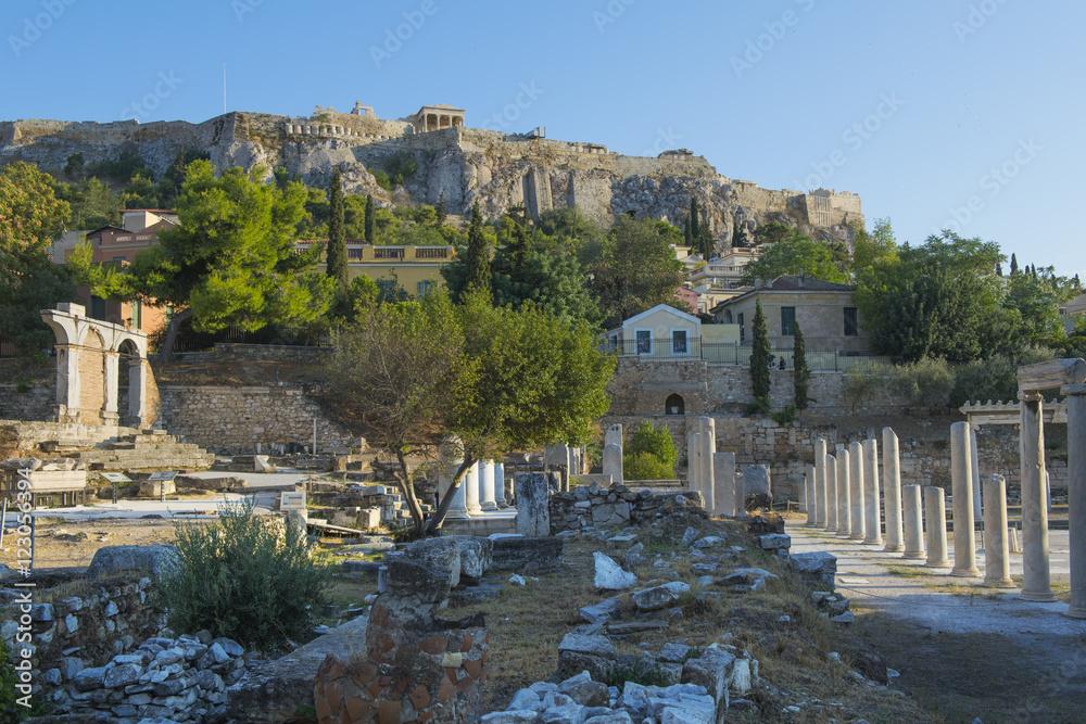 Römische Agora am Fusse der Akropolis, Athen, Griechenland
