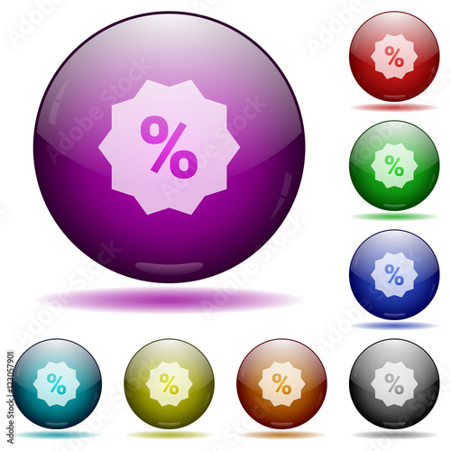 Discount glass sphere buttons