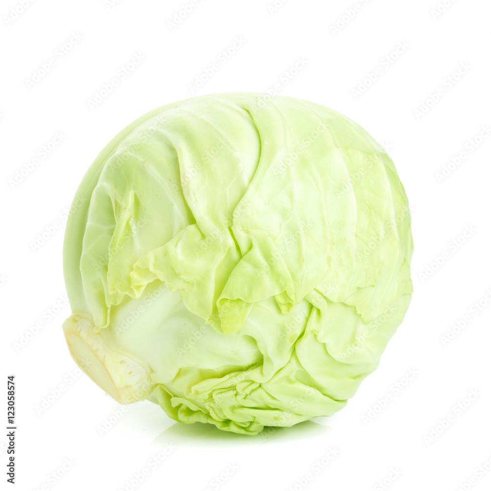 Cabbage isolated on white background. Cabbage isolated on white background.