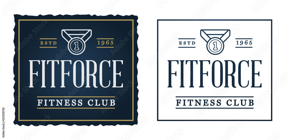 Set of Vector Fitness Aerobics Gym Elements and Fitness Icons Il