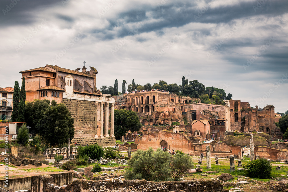 Le Forum Romain à Rome