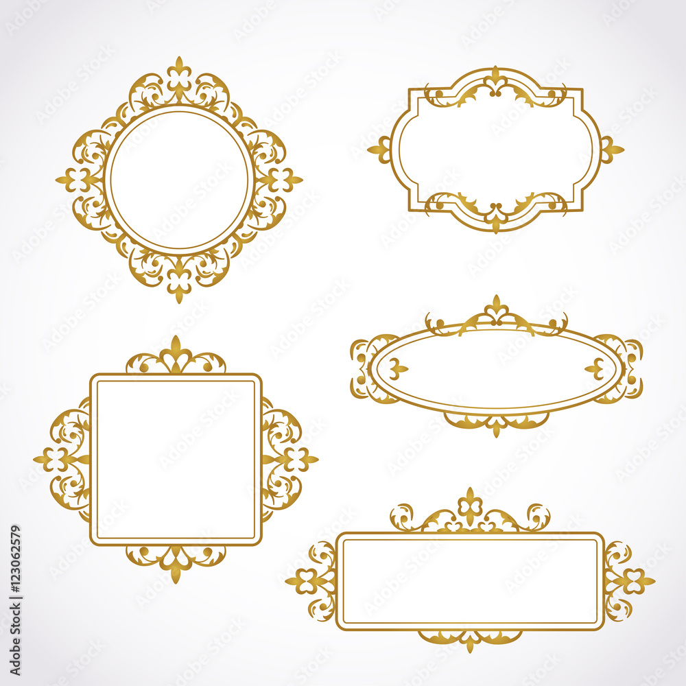 Vector decorative frame Vector decorative frame