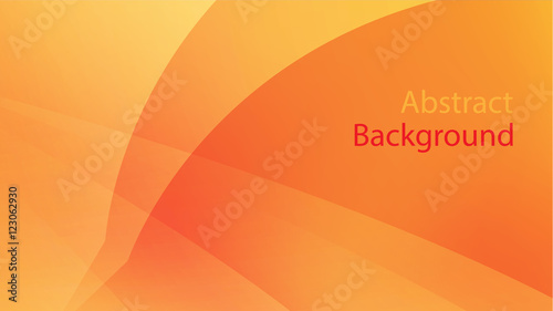 warm and orange color background abstract art vector 