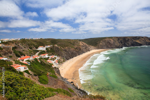 View of Arrifana beach, Aljezur, Algarve, Portugal
