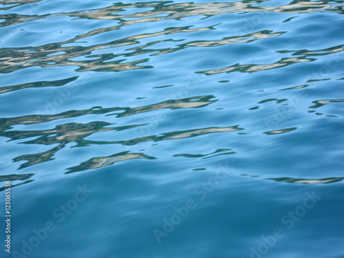 Deep blue sea of the mediterranean