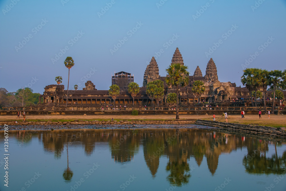 Naklejka premium Angkor Wat landscape