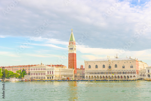 Campanile tower at Piazza San Marco, Venice, Italy