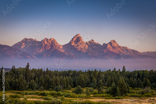 Obraz na plátně Grand Teton Mountains
