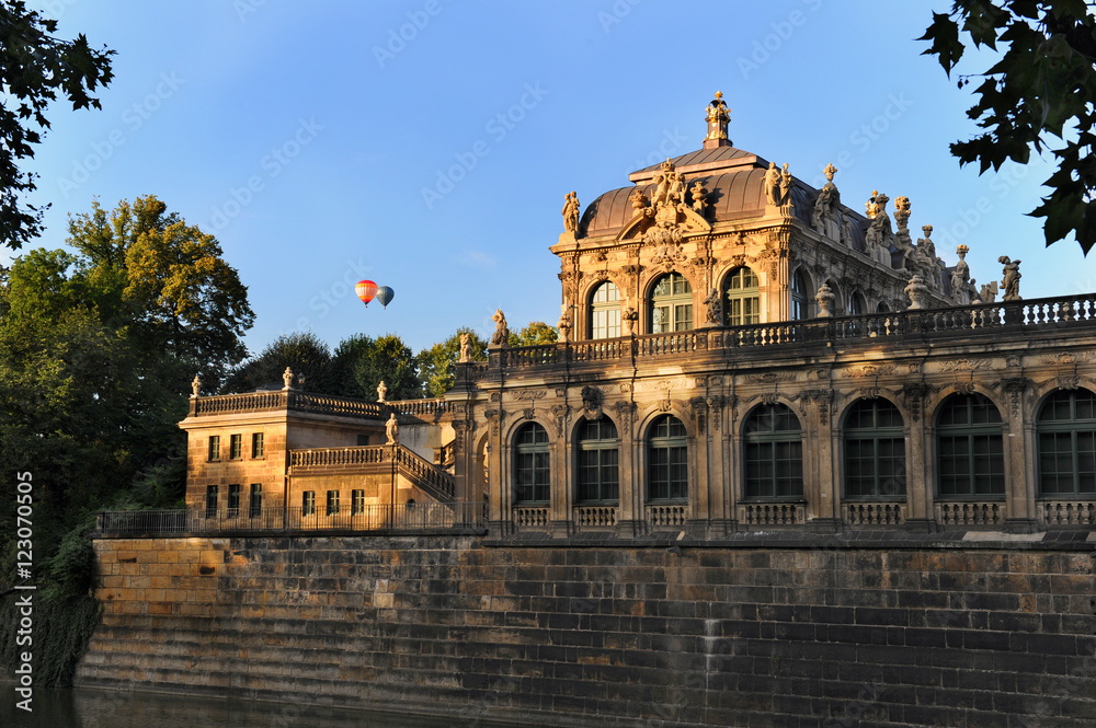 Obraz premium Zwinger museum and palace in Baroque Dresden, Germany 