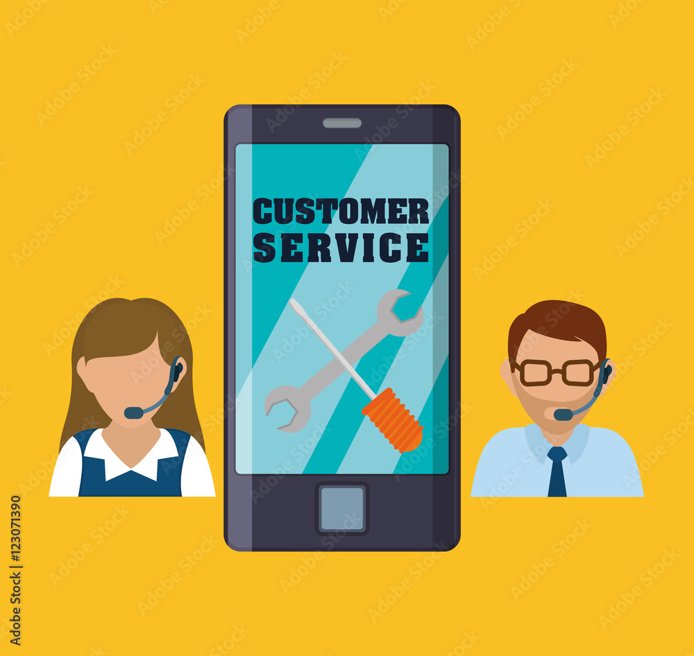 customer support service icons vector illustration design customer support service icons vector illustration design