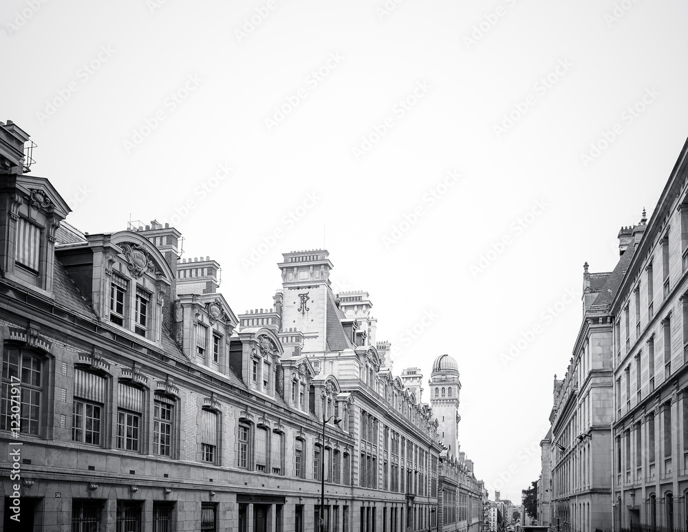 beautiful Parisian streets - with space for text or image