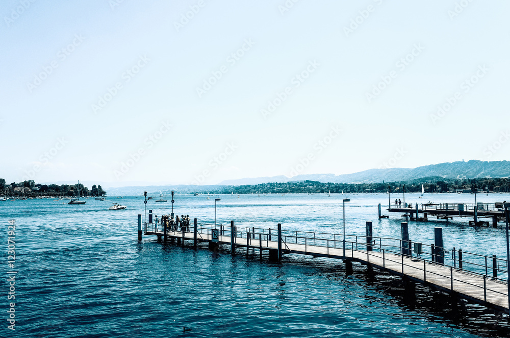 Lake Zurich is a lake in Switzerland, extending southeast of the