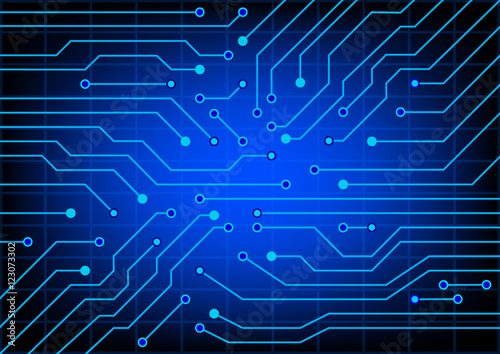 Electrical circuit . eps 10 vector illustration