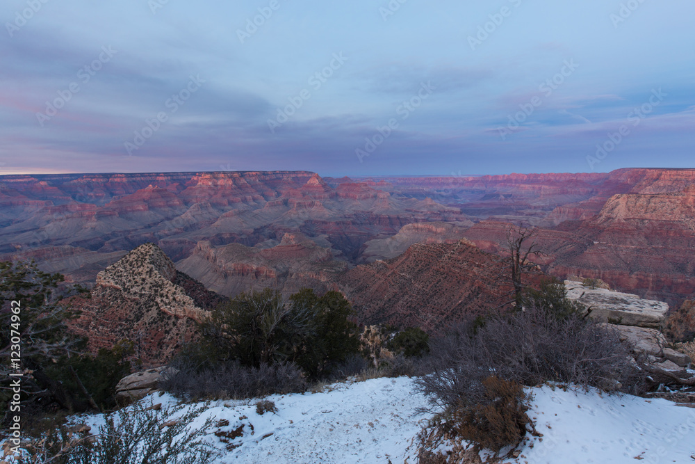 Beautiful Landscape of Grand Canyon at susnset