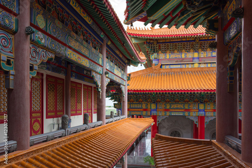 Art of building in Chinese temple