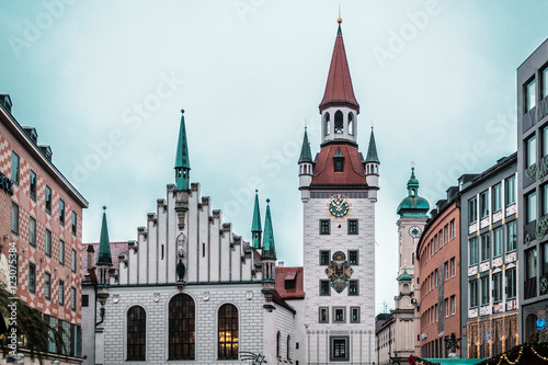 Munich buildings and houses, Germany