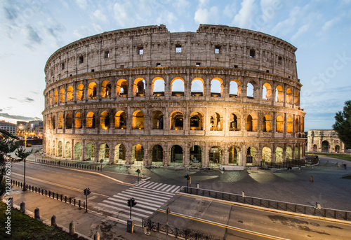 Colosseum by night  Rome  Italy