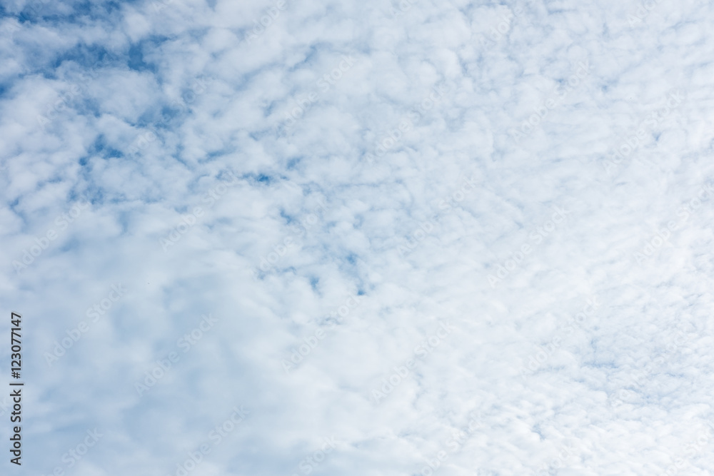 Blue sky with cloud