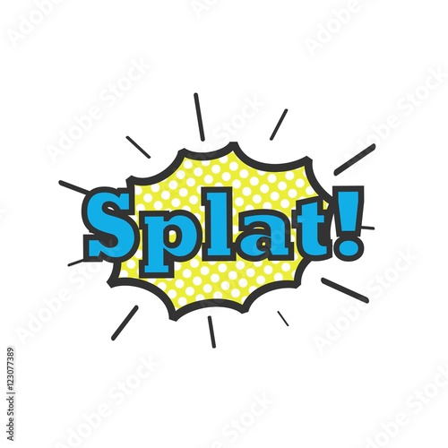 comic sound effect vector