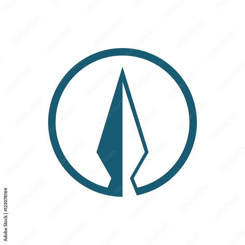 arrowhead in the circle for logo, arrowhead design logo arrowhead in the circle for logo, arrowhead design logo