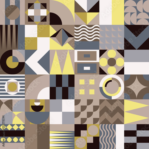 Geometric mosaic seamless p...