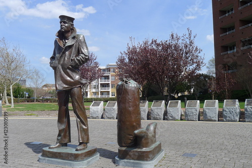 The Lone Sailor at Wisconsin Square of Norfolk, Virginia
