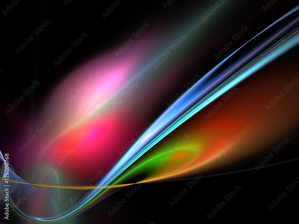 Naklejka premium Abstract fractal background