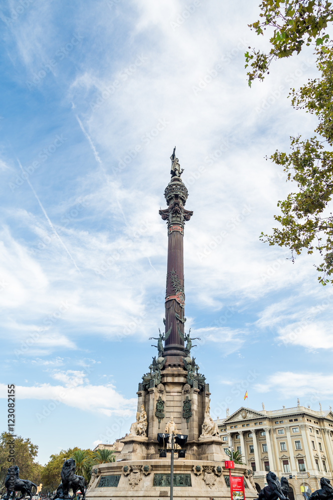 Columbus Statue in Barcelona