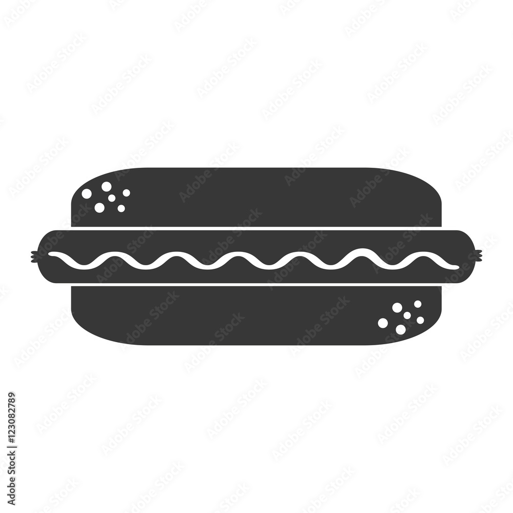 delicious hot dog isolated icon vector illustration design delicious hot dog isolated icon vector illustration design