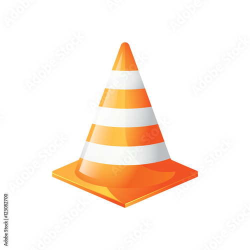 Traffic Cone Vector Illustration