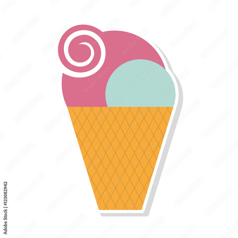 delicious sweet ice cream vector illustration design delicious sweet ice cream vector illustration design