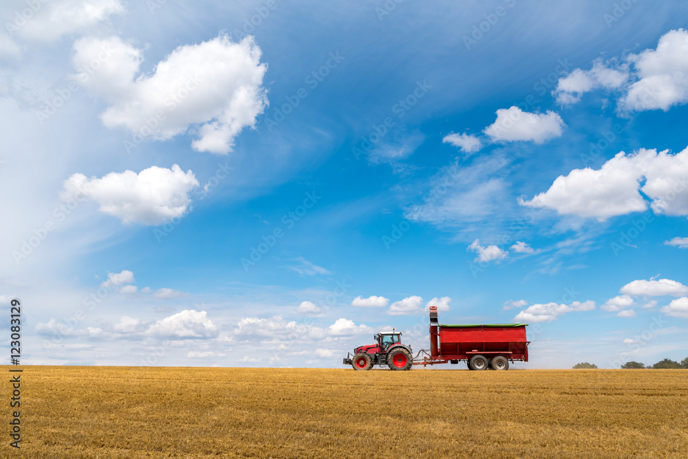 Fototapeta premium Large view on the combine