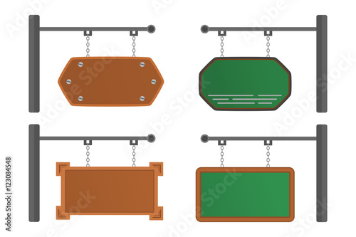 hanging boards with different shapes