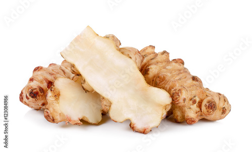 Canvas Print sunchoke isolated on the white background