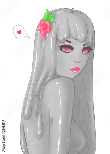 Hot slime girl.