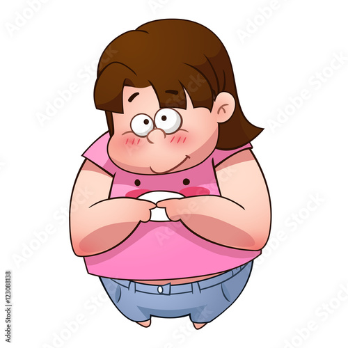 Big girl vector art