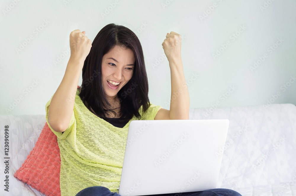 Woman Using Laptop Woman Using Laptop